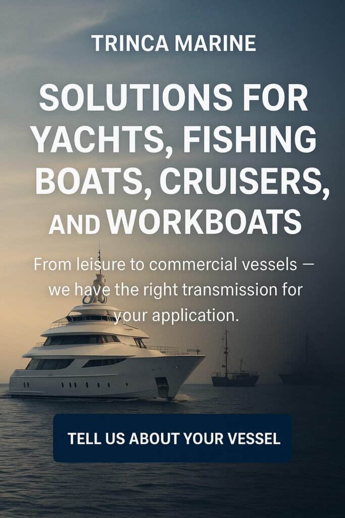 marine gearbox trinca marine transmissions