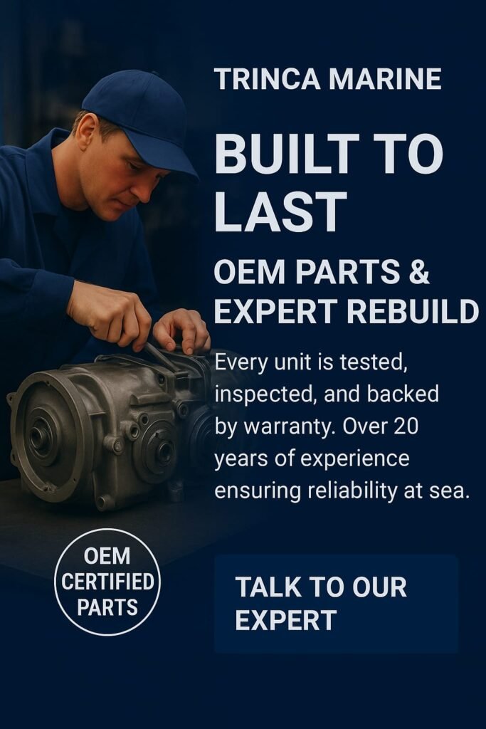 marine gearbox trinca marine transmissions